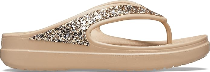 Crocs Women's Sloane Glitter Wedge Clog - View 2